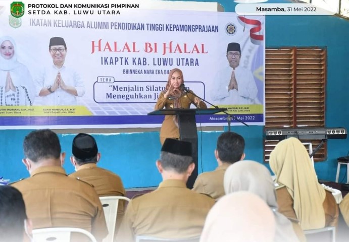 Jalin Silaturrahim dan Kekompakan, IKAPTK Luwu Utara Halal Bihalal