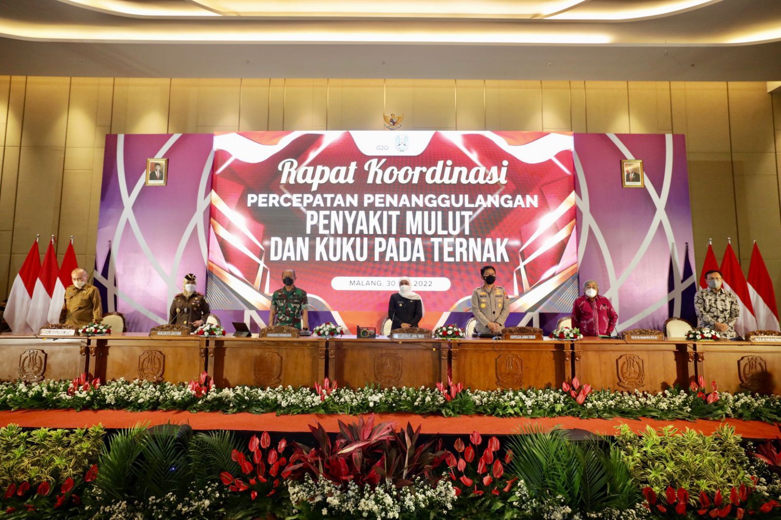 Kapolda dan Forkopimda Jatim Gelar Upaya Penanggulangan PMK Pada Hewan Ternak