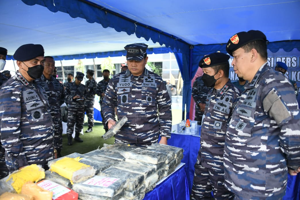 Kasal Cek Pemusnahan Barang Bukti 179 kg Narkoba