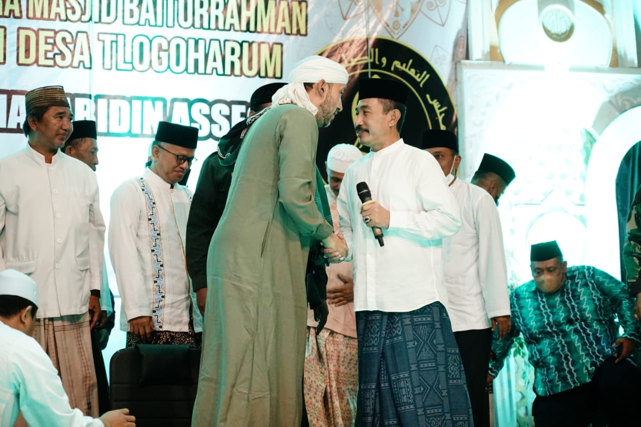 Resmikan Menara Masjid Baiturrahman, Bupati Sebut PPKM Pati Sudah di Level 1