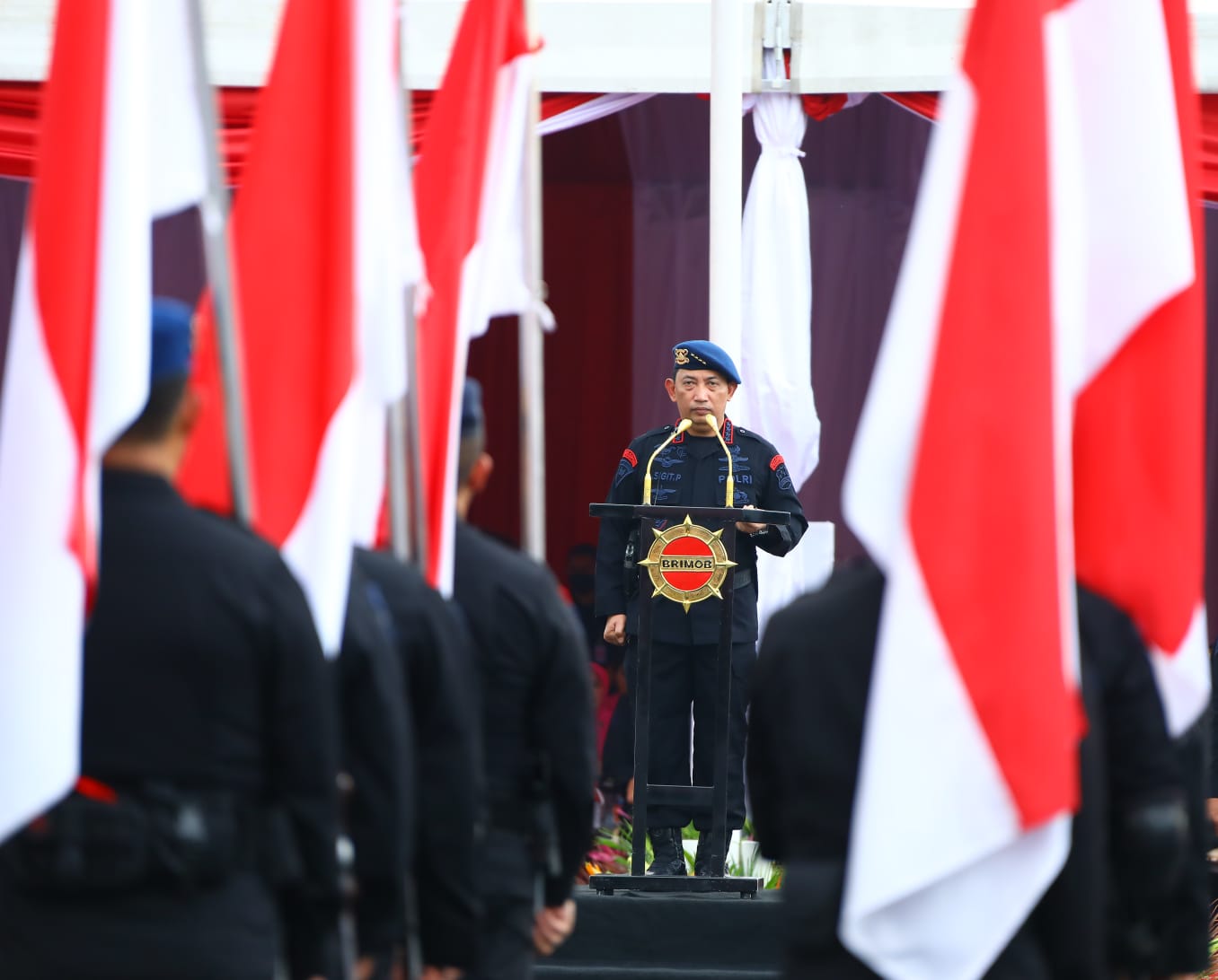 Kapolri Resmikan Penguatan Struktur Korpsbrimob Polri