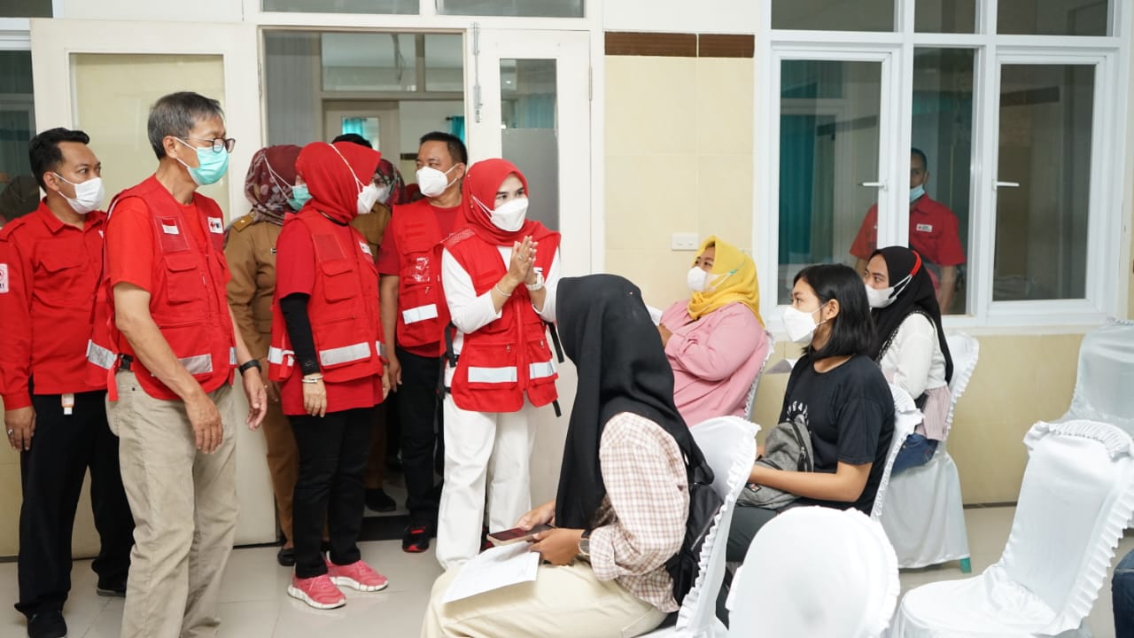 Ketua PMI Lamsel, Ajak Generasi Milenial Untuk Menjadi Pelopor Aksi Donor Darah Sukarela