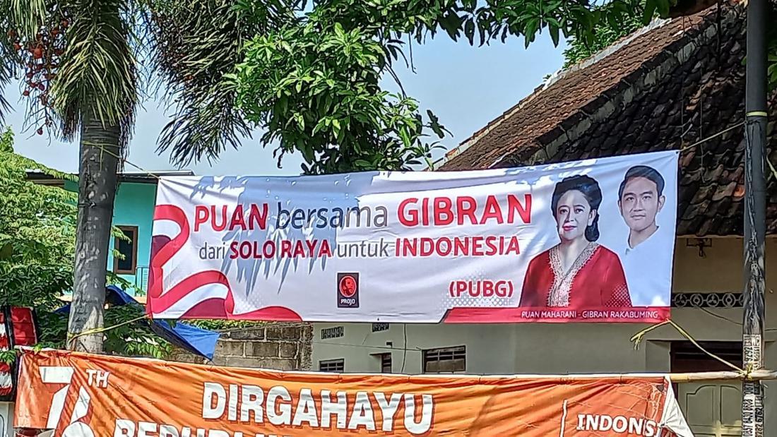 Projo Buka Suara Terkait Spanduk Puan-Gibran Yang Tersebar Di Solo