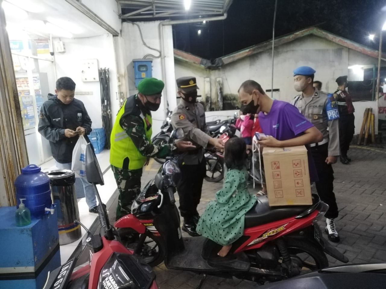 Penerapan PPKM, Kodim 0808/Blitar dan Polres Gelar Patroli Gabungan