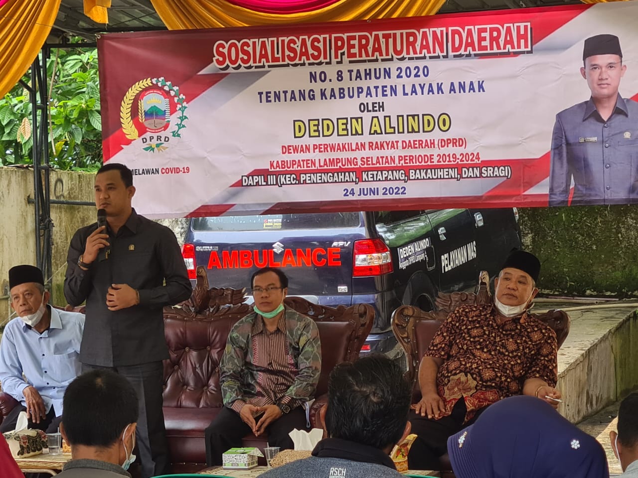 Deden Aliando Sosialisasikan Perda No 8/2020 Tentang KLA