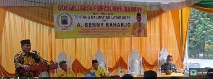Benny Ajak Masyarakat Impelementasikan Perda No 8/2020 Tentang KLA