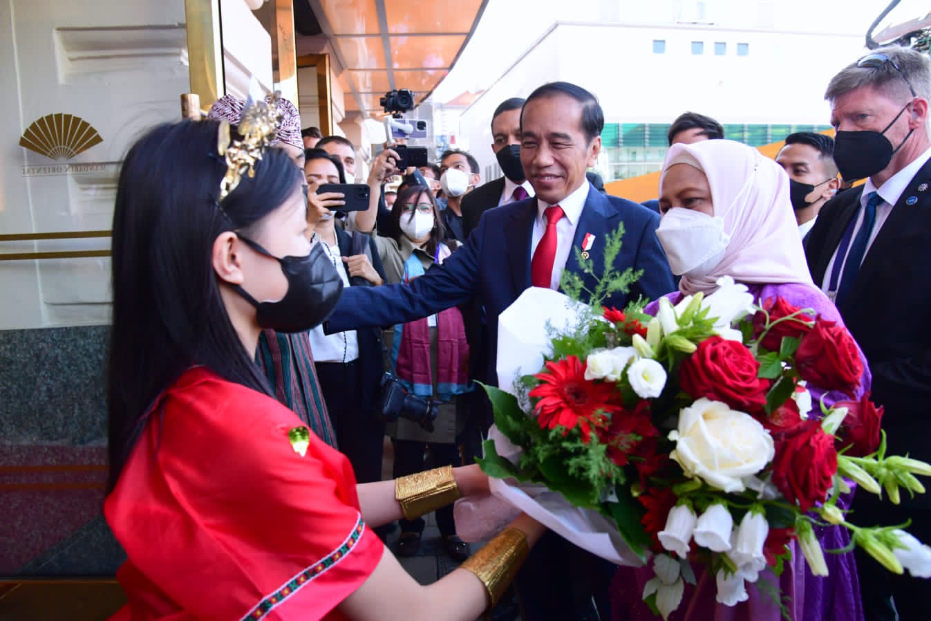 Presiden Jokowi dan Ibu Iriana Tiba di Munich