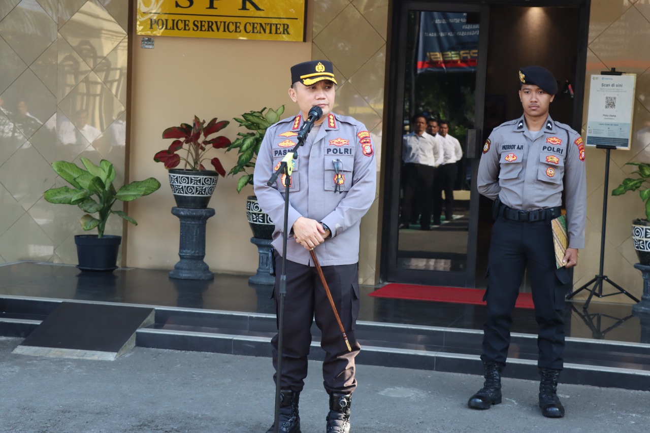 Gebrakan Pagi, Kapolres Metro Gelar Apel