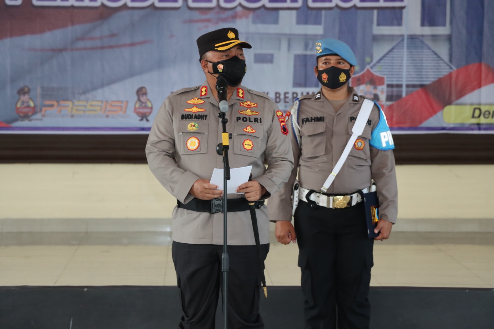 54 Personel Polres Demak Naik Pangkat