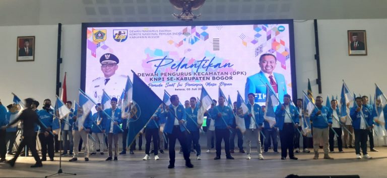 DPD KNPI Kabupaten Bogor Gelar Rapimda, Lantik 40 DPK Serentak