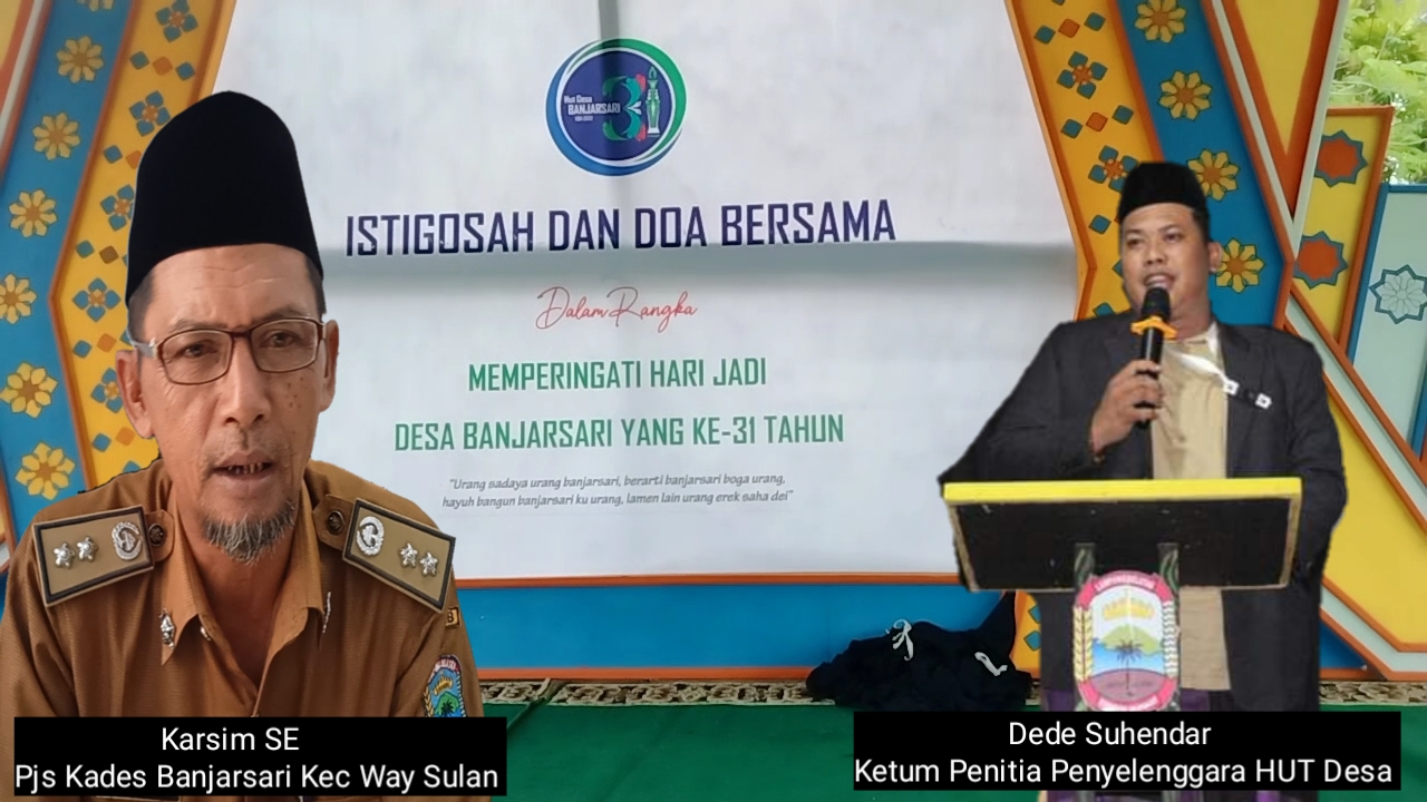 Dede Suhendar: Kalau Bukan Kita Siapa Lagi Kalau Tidak Sekarang Kapan Lagi
