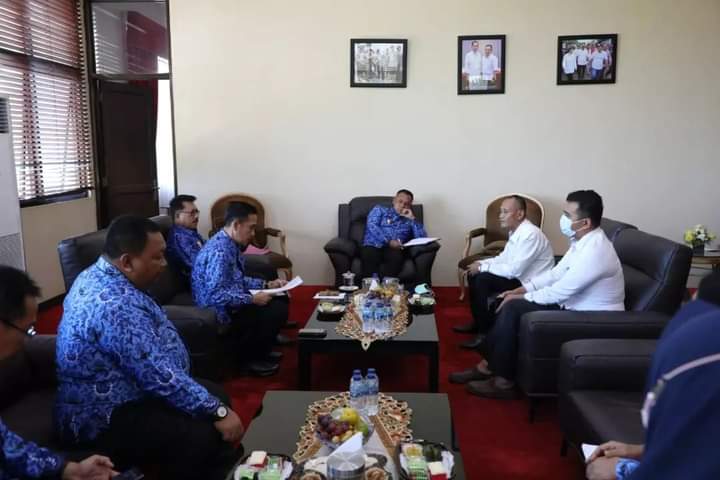 Bupati Lamsel Terima Kunjungan Pihak BPJS Ketenagakerjaan Cabang Kalianda Lamsel