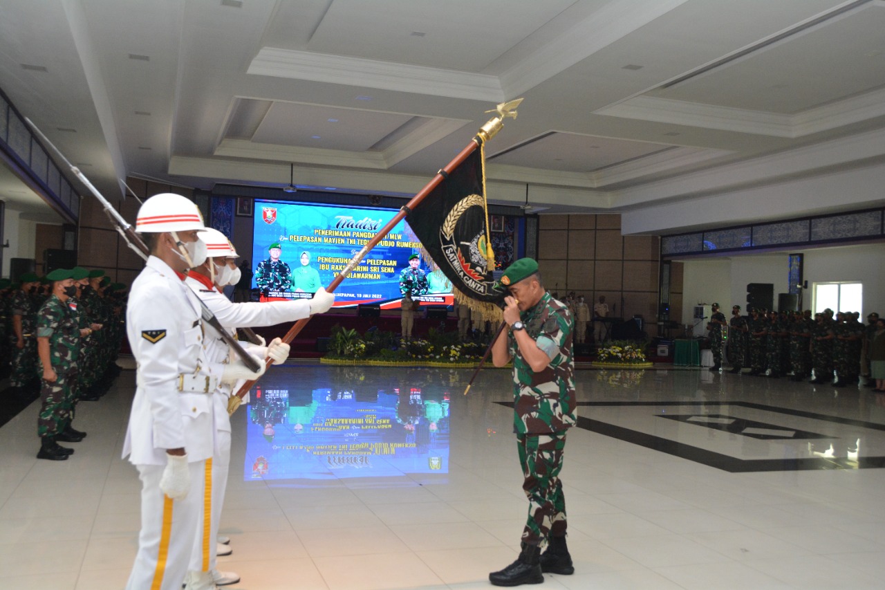 Mayjen TNI Tri Budi Utomo  Hari Ini Resmi Jadi Warga Kodam VI/Mulawarman