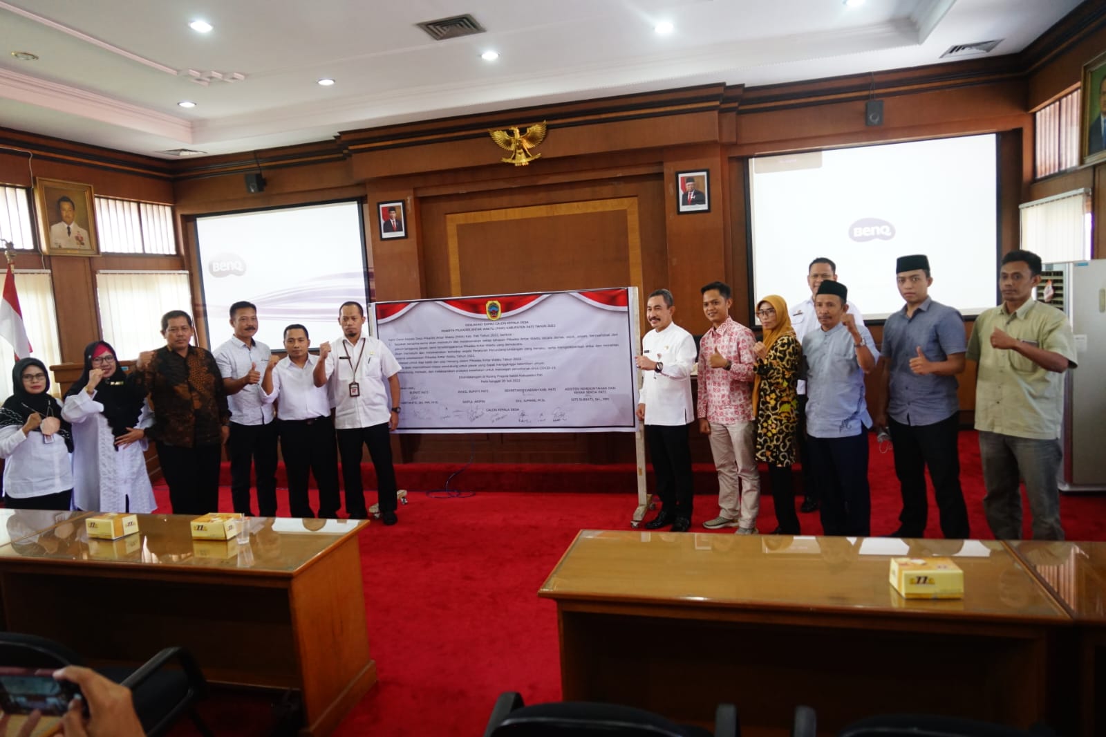 Jelang Pilkades PAW, Bupati Ingatkan Calon Kades Siap Kalah, Siap Menang