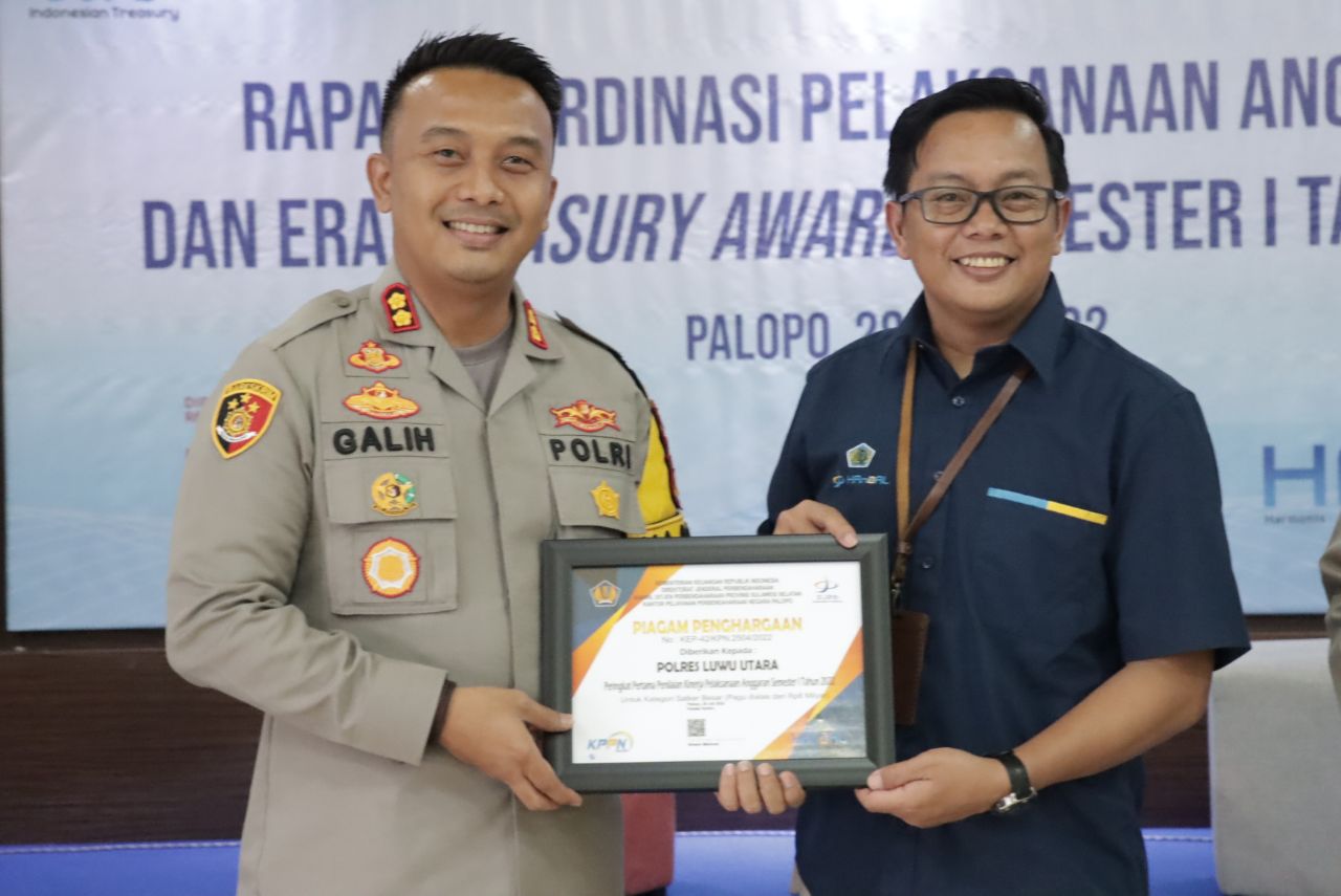Raih Penghargaan Anggaran Terbaik I, Ini Pesan AKBP Galih Indragiri