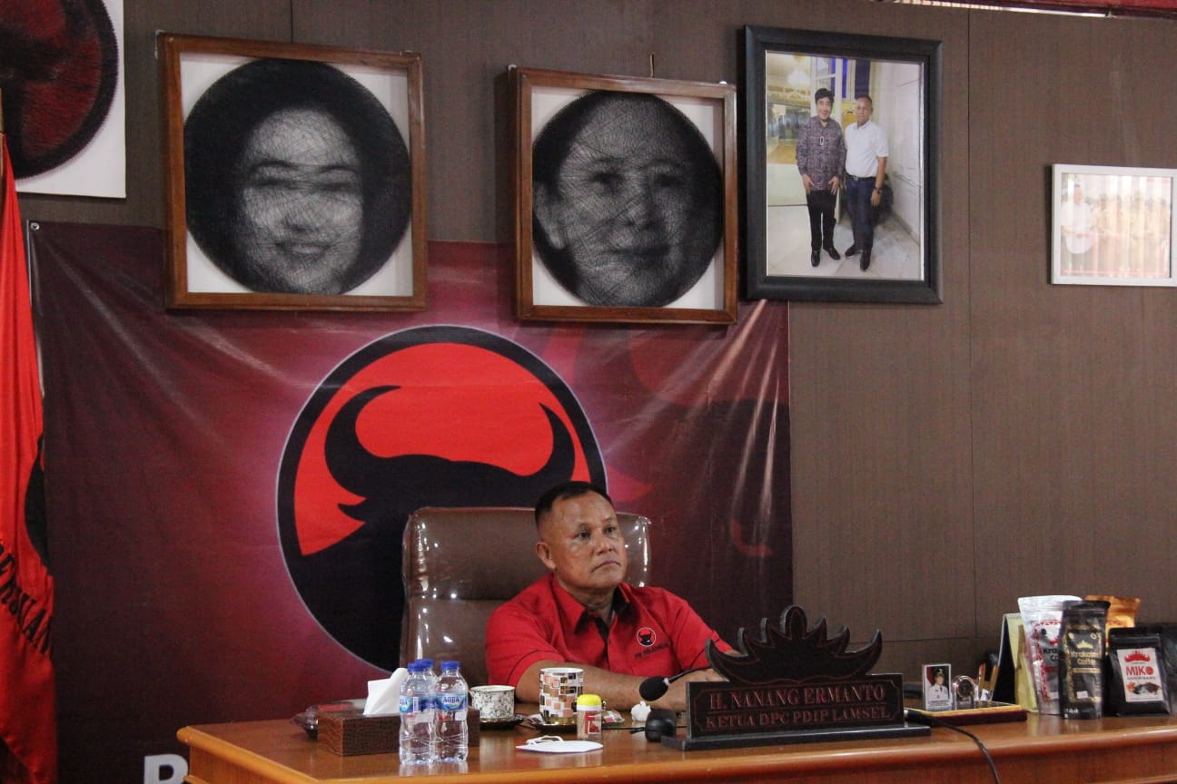 Secara Virtual, Ketua DPC PDIP Lamsel Ikuti Peluncuran dan Bincang Buku Suara Kebangsaan Hasto Kristiyanto