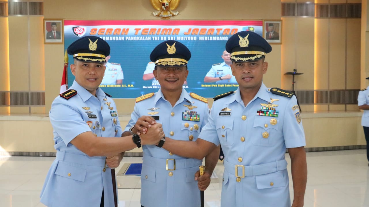 Satuan Operasi TNI Angkatan Udara Palembang Beralih Pimpinan