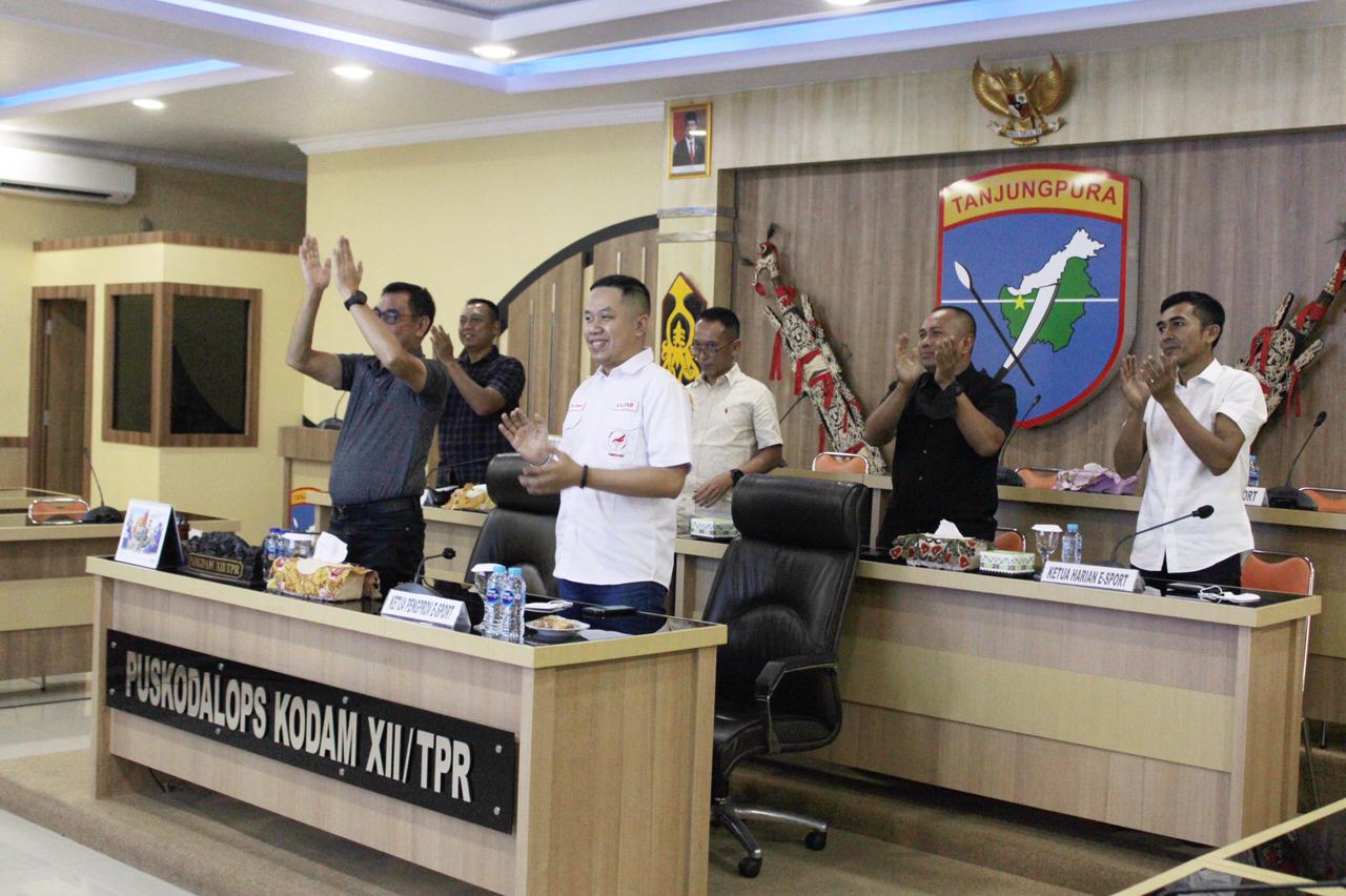 Pangdam Apresiasi Tim Esports Kodam XII/Tpr