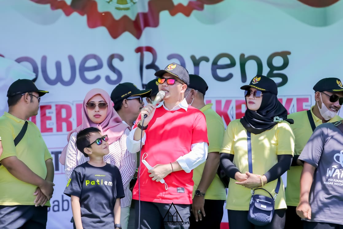 Pemdes Dukuhseti Gelar Gowes Bareng, Ada Yang Cantik Lho!!!