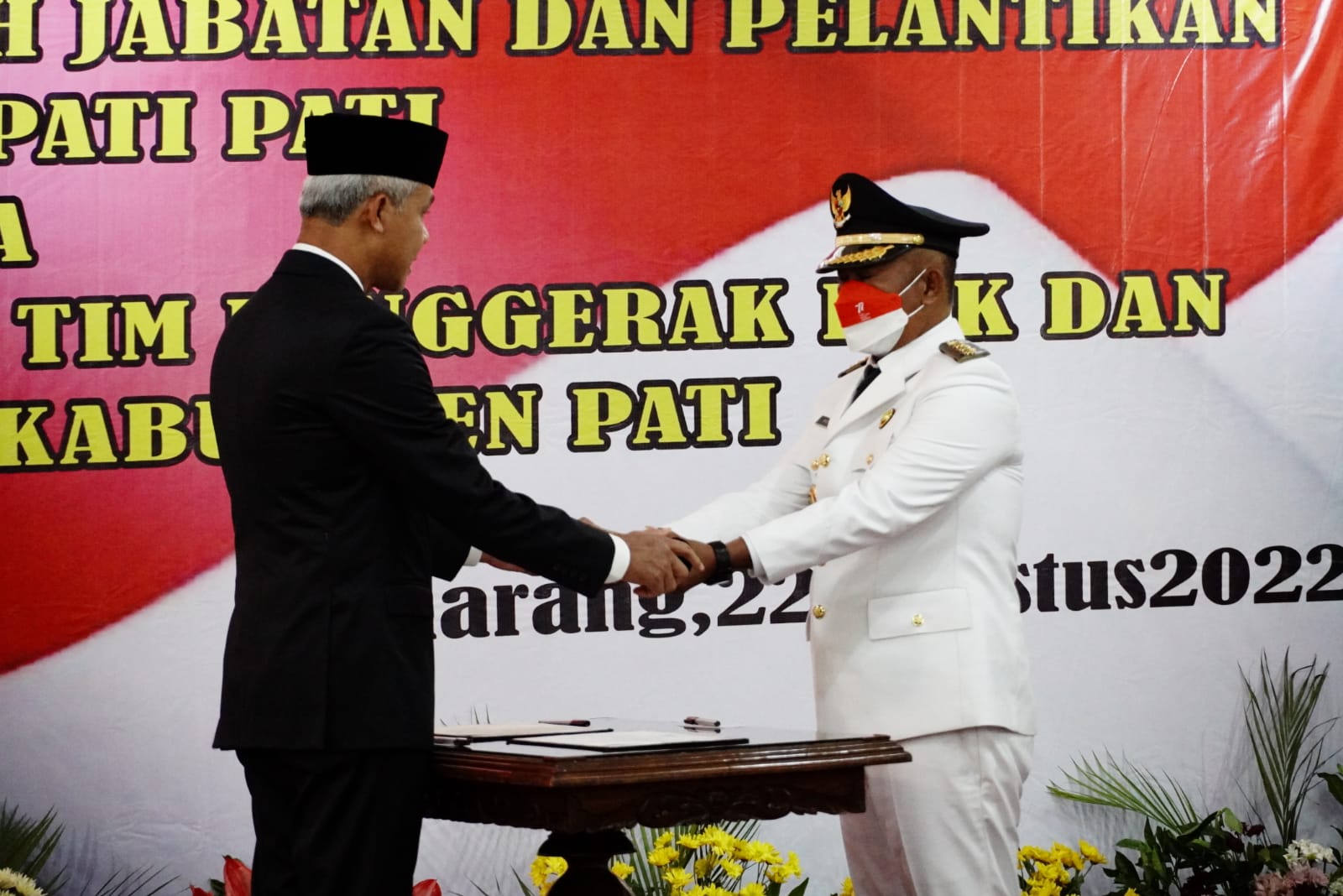 Lantik PJ Bupati Pati, Gubernur Ingatkan Pentingnya Integritas Kepala Daerah