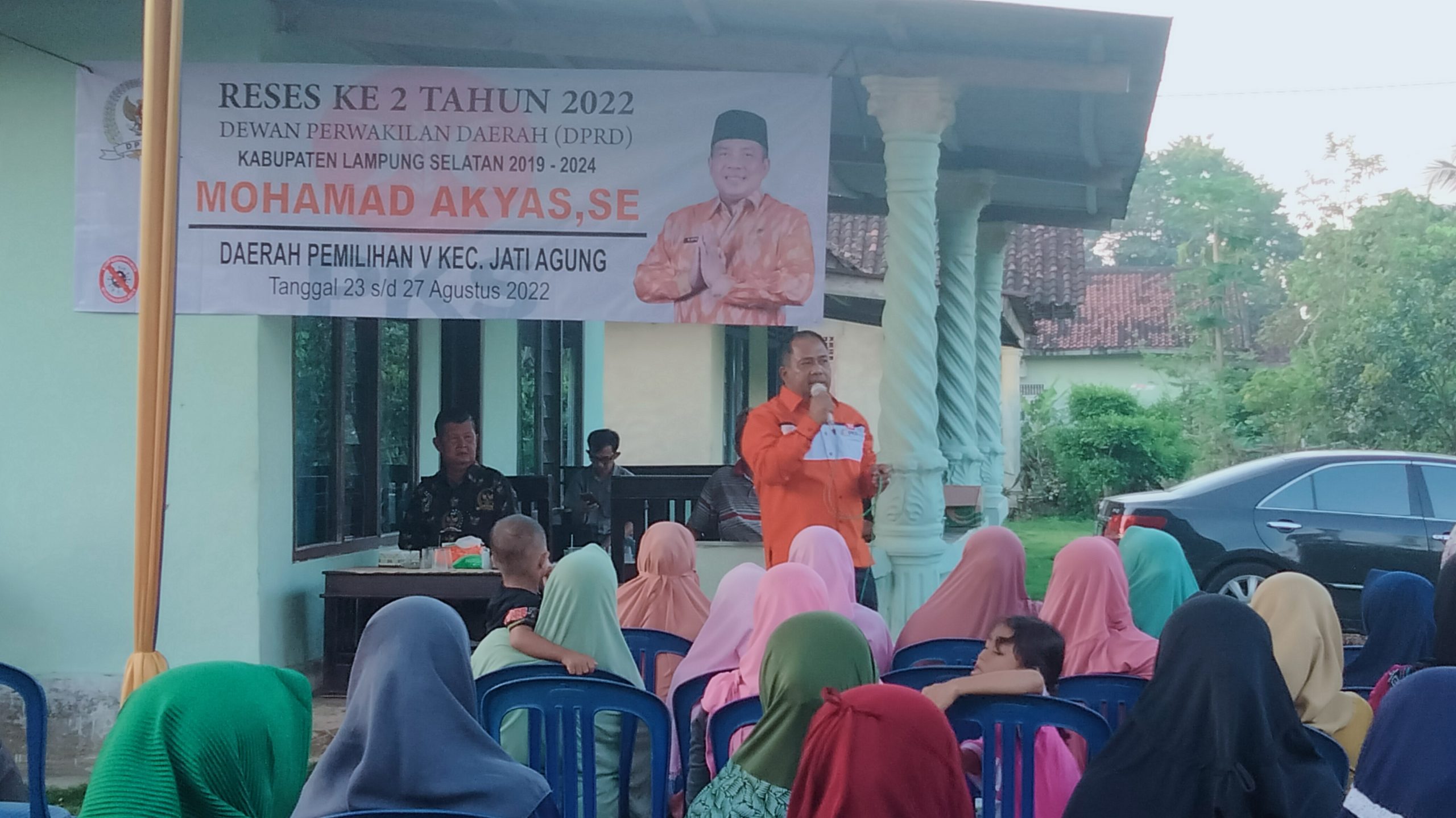 Pembangunan Jalan Sawo Desa Margodadi Jadi e-Pokir M Akyas Saat Reses Hari Ke-Duanya
