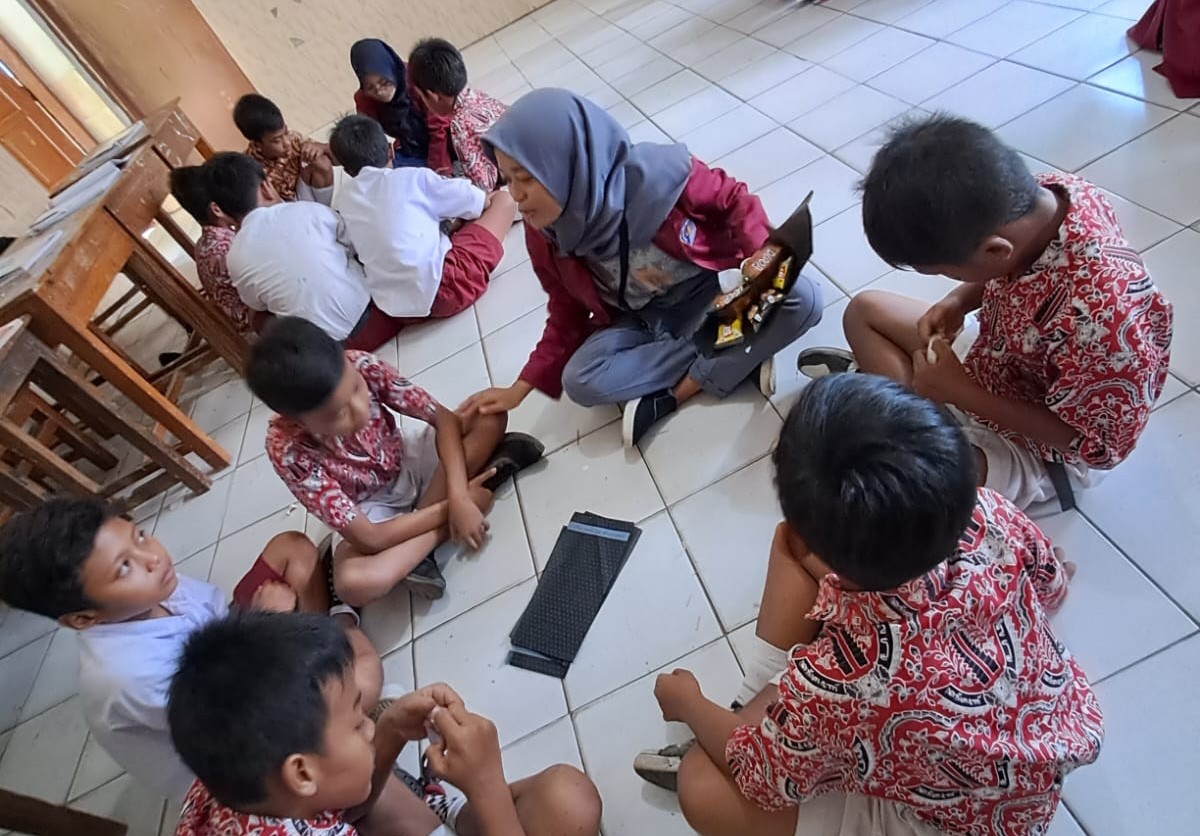 KKNT MBKM UNISRI Adakan Sosialisasi Labeling di SD Negeri 2 Buntar