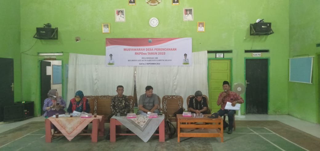 Desa Margomulyo dan Sidodadi Asri Laksanakan Rapat RKPDes Ta-2023