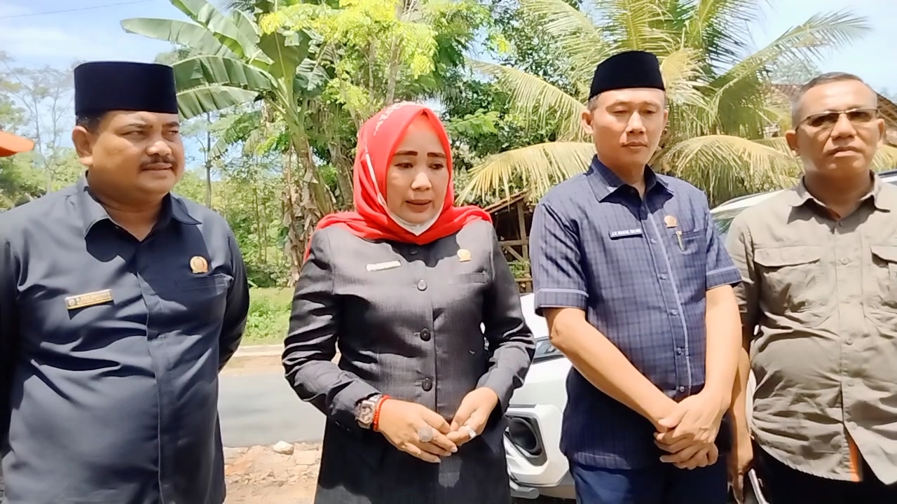 Komisi III DPRD Lamsel Nilai Pekerjaan Dua Ruas Jalan di Tanjung Bintang dan Natar Cukup Bagus