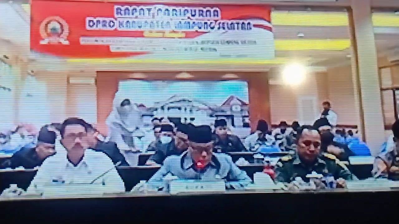 Bupati Lamsel, Nanang Ermanto Sampaikan Reperda Perubahan APBD Lampung Selatan Ta-2022