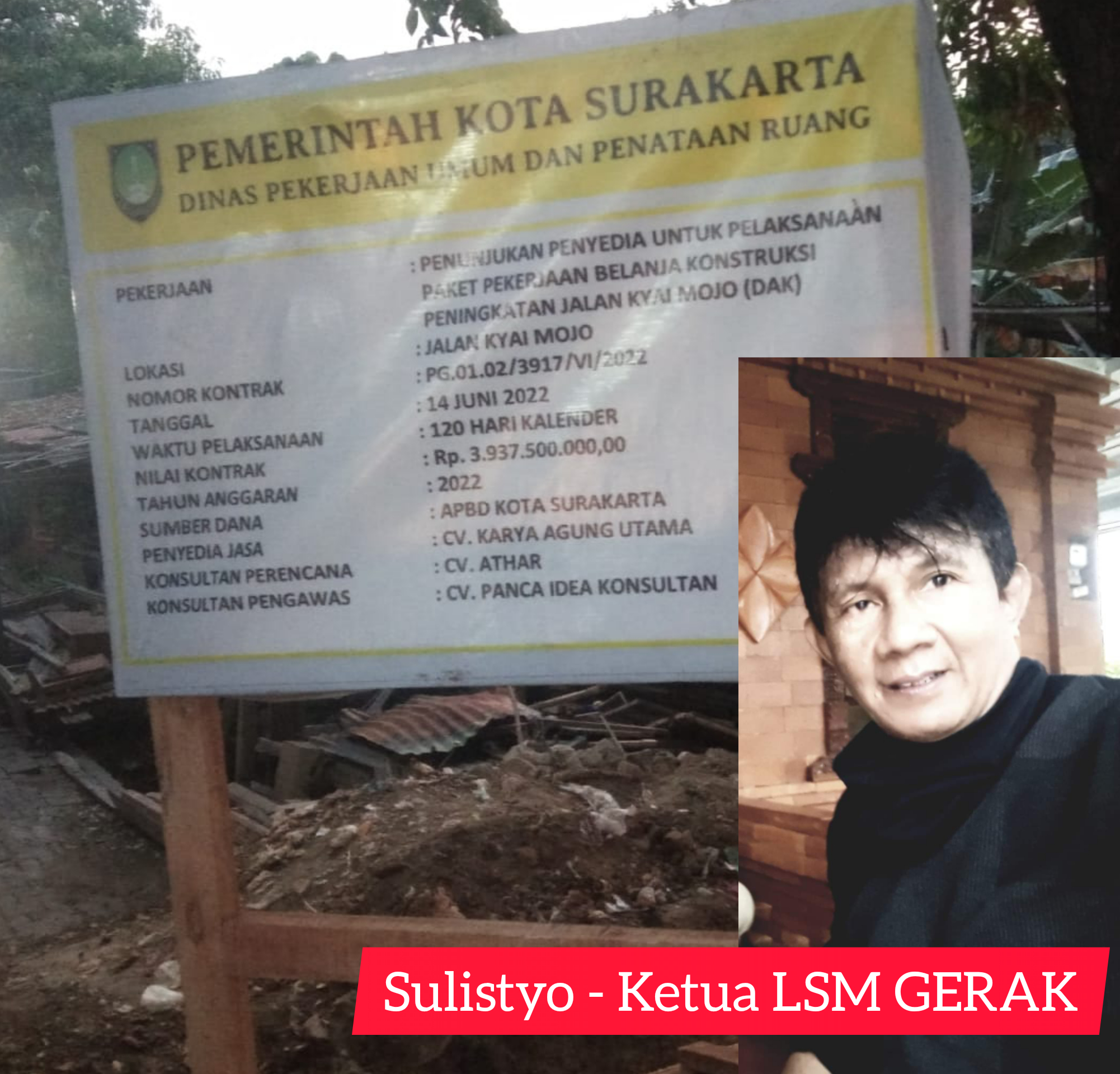Dugaan Penyimpangan Proyek Pengaspalan Jalan, LSM GERAK Bakal Laporkan ke Kejari