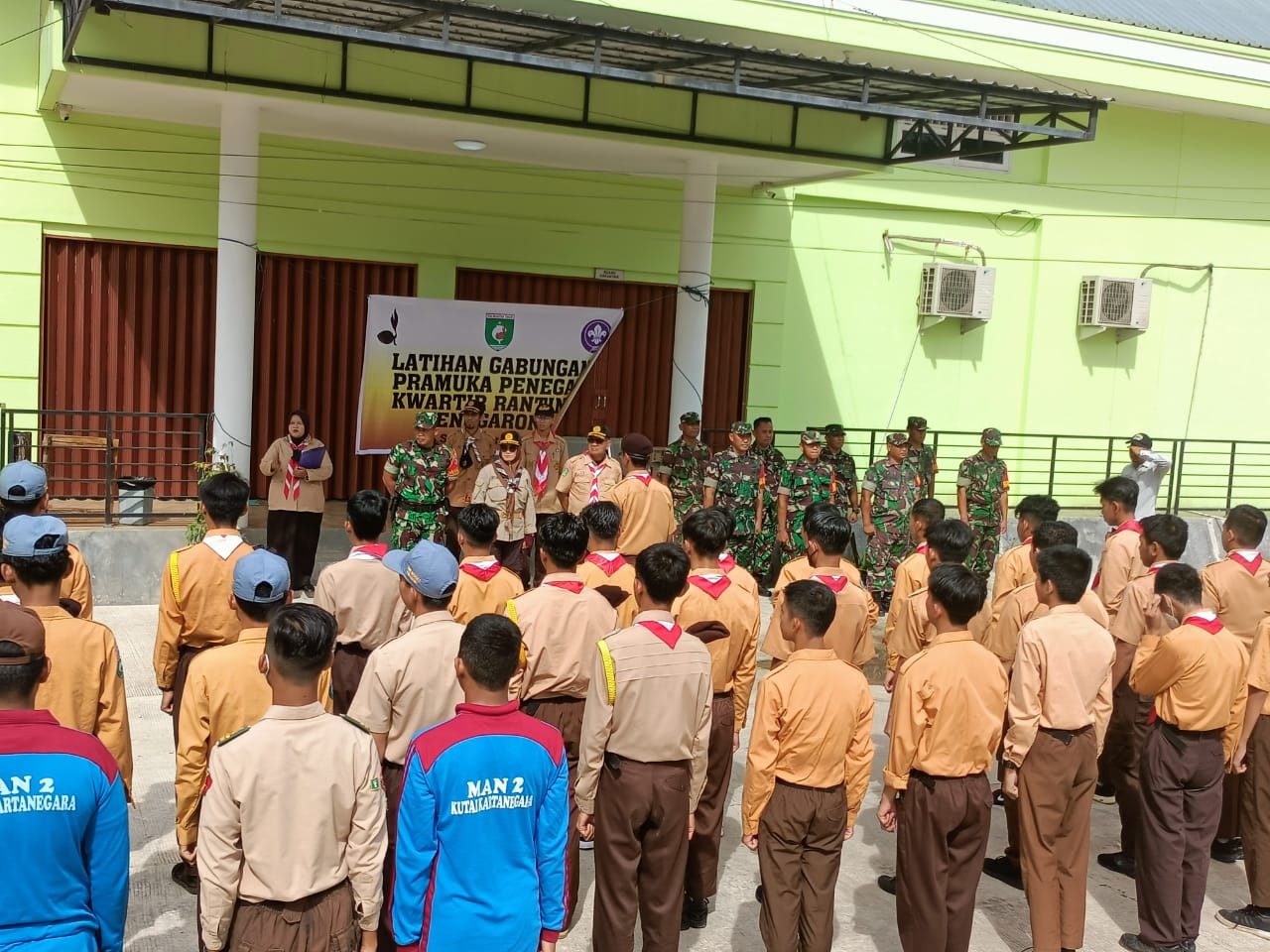 Danramil Tenggarong Harapkan Latgab Pramuka Dapat Tingkatkan Kedisiplinan
