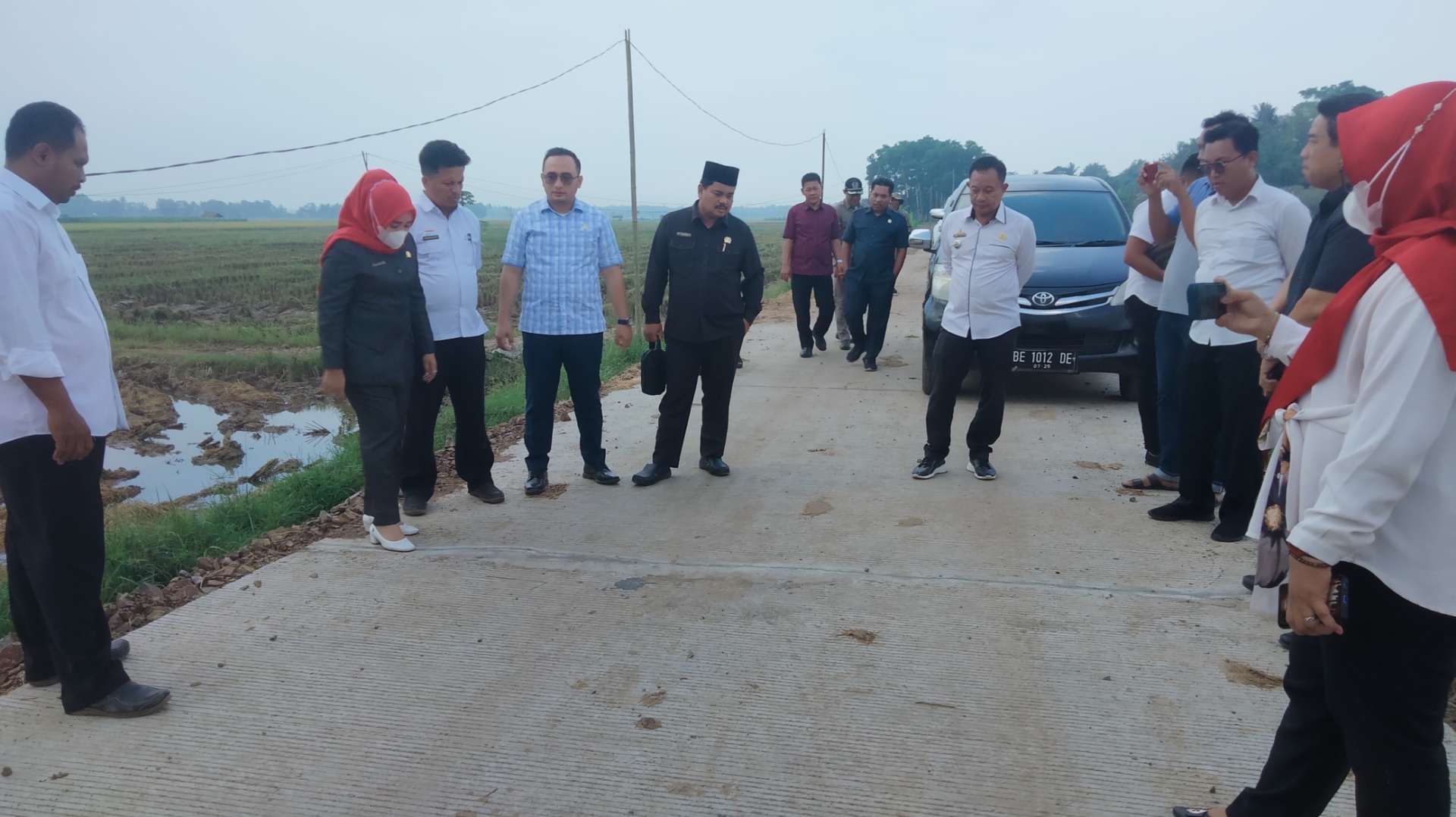 Komisi III DPRD Lamsel Minta Dinas PU-PR Lebih Ketat Dalam Pengawasan dan Memberikan Teguran Keras Pada Rekanan