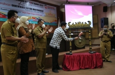 Nanang Ermanto Hadiri Pembukaan Kegiatan Road Show Bus KPK