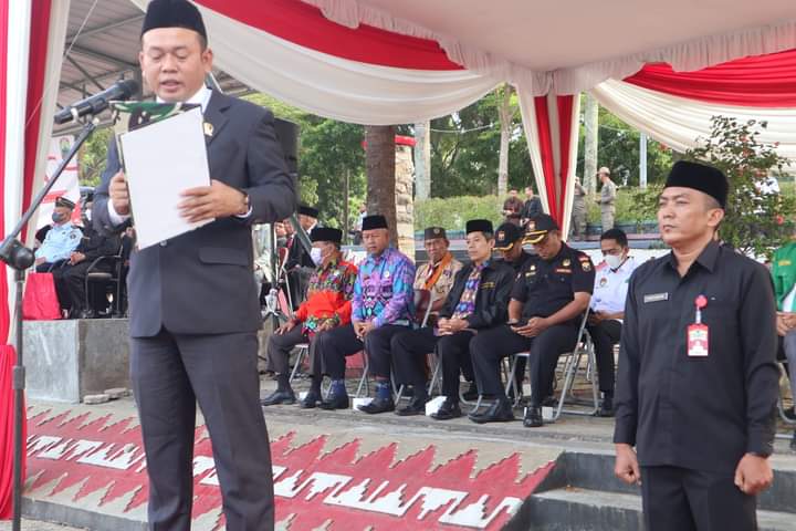 Wakil Ketua I DPRD Lamsel Bacakan Ikrar Kesaktian Pancasila