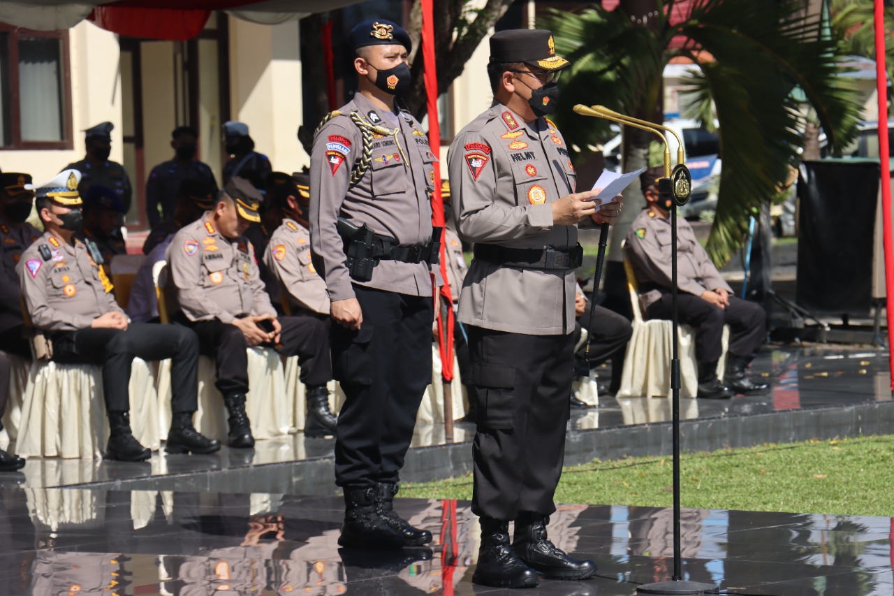Kapolda Gorontalo Gelar Pasukan Operasi Zebra Otanaha-2022
