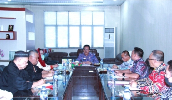 Thamrin Terima Kunjungan Tim Penilai Eliminasi Malaria Kementerian Kesehatan