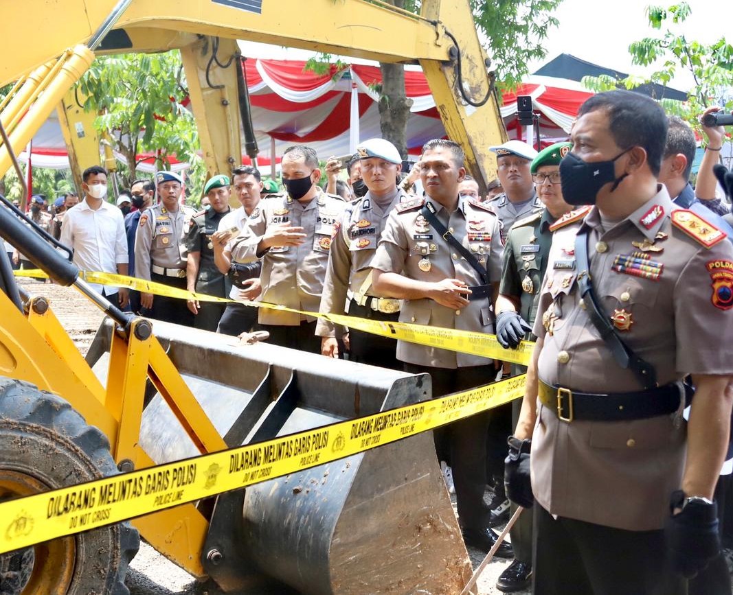 Polda Jateng Bekuk 23 Aksi Illegal Mining dan Sita 70 Barang Bukti