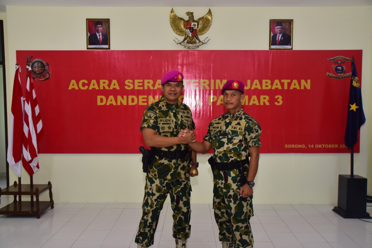 Sertijab Komando Dandenintel Pasmar 3
