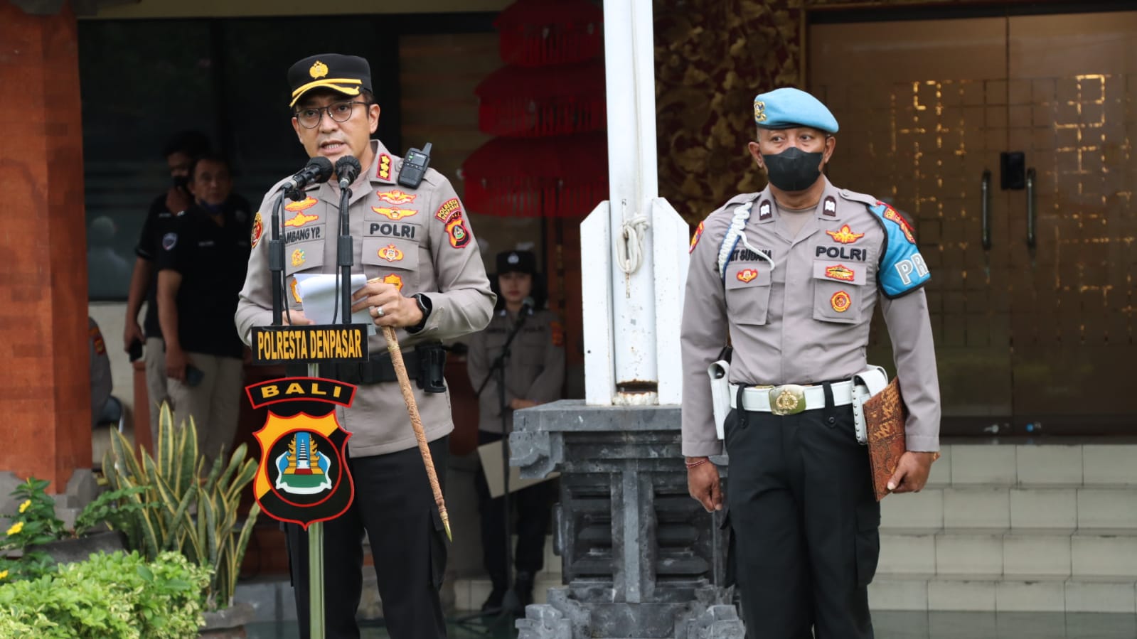 Pengamanan KTT G-20, Kapolresta Denpasar Gelar Apel Kesiapan Ops Cipkon Agung 2022