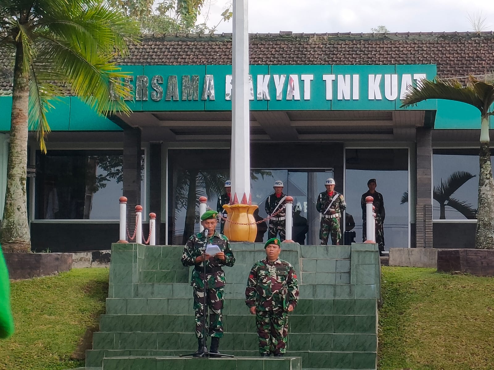 Upacara 17san, Kasdim Bacakan Amanat Panglima TNI