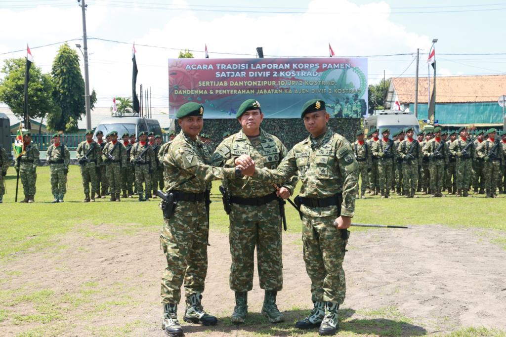 Serah Terima Jabatan Pamen Divif 2 Kostrad