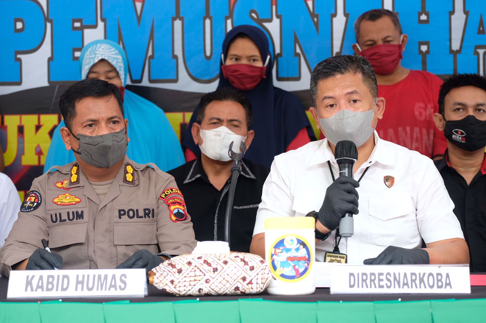 Musnahkan 3,4 Kg Barang Bukti Sabu Jaringan Internasional