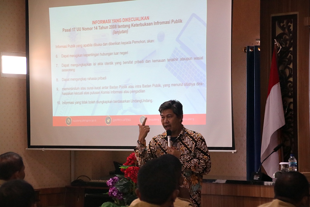 Komisi Informasi Provinsi Jateng dan Dinkominfo Blora Gelar Sosialisiasi Keterbukaan Informasi Publik