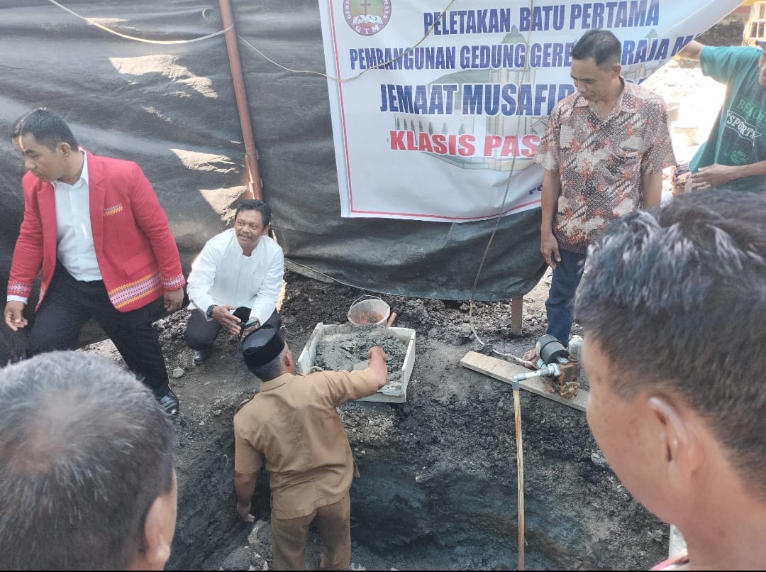 Peletakan Batu Pertama, GTM Jemaat Musafir Pedanda Gelar Ibadah