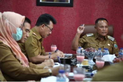 Bupati Lamsel, Nanang Ermanto Gelar Pertemuan Bersama Kepala Perangkat Daerah