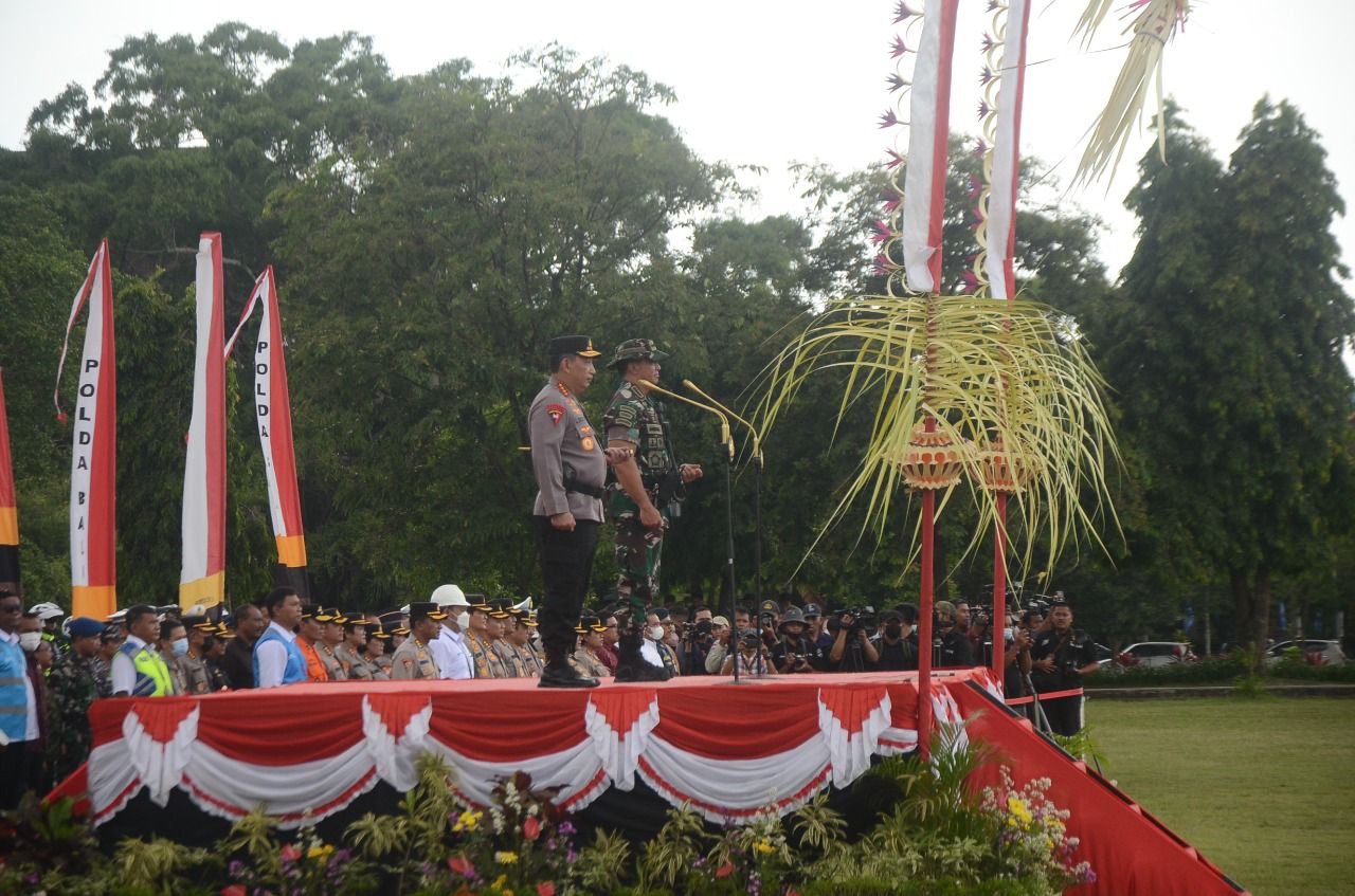 Kapolri Gelar Apel Pasukan Operasi Puri Agung 2022