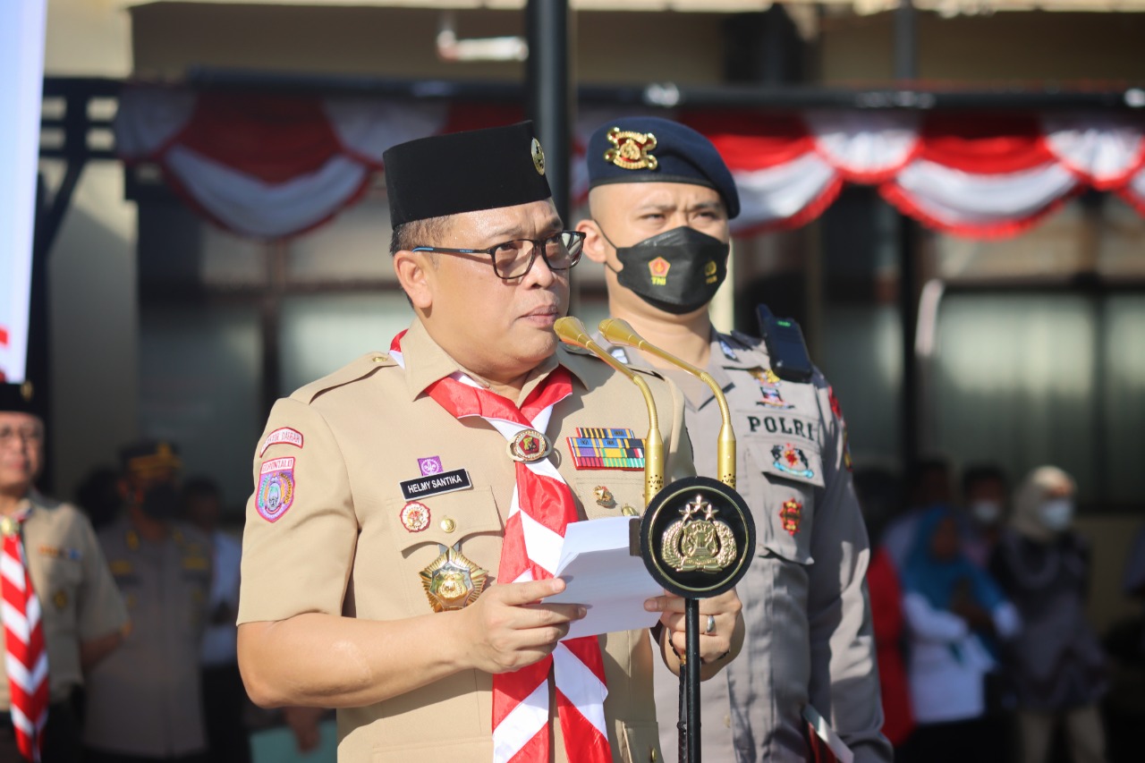 Kapolda Gorontalo Lepas Kontingen Saka Bhayangkara