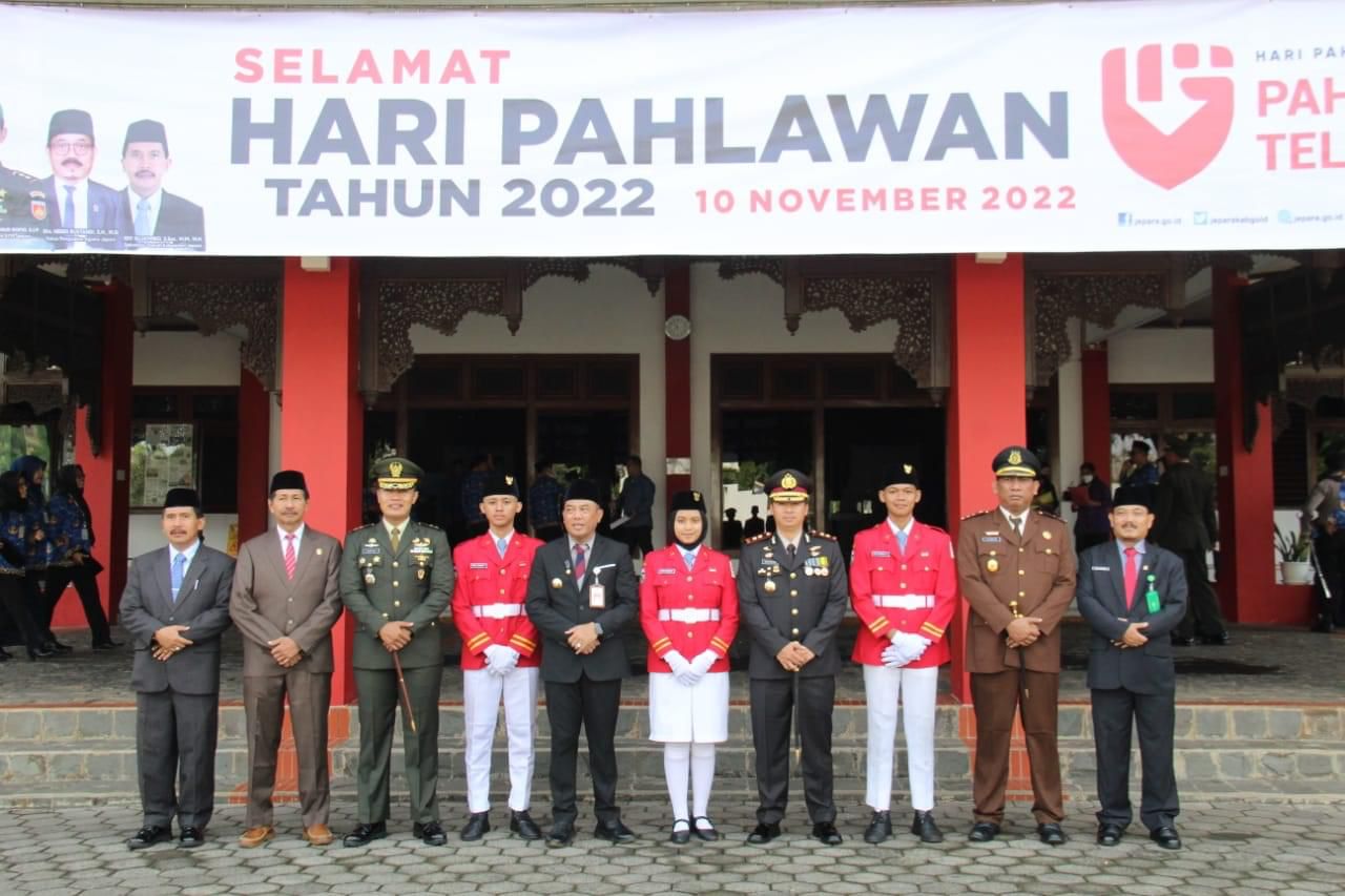 Kapolres Jepara Hadiri Upacara Peringatan Hari Pahlawan