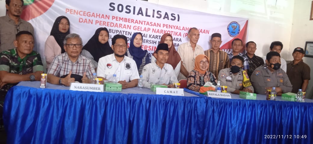 Babinsa Genting Tanah Sosialisasikan Pencegahan Pemberantasan Penyalahgunaan dan Peredaran Gelap Narkotika