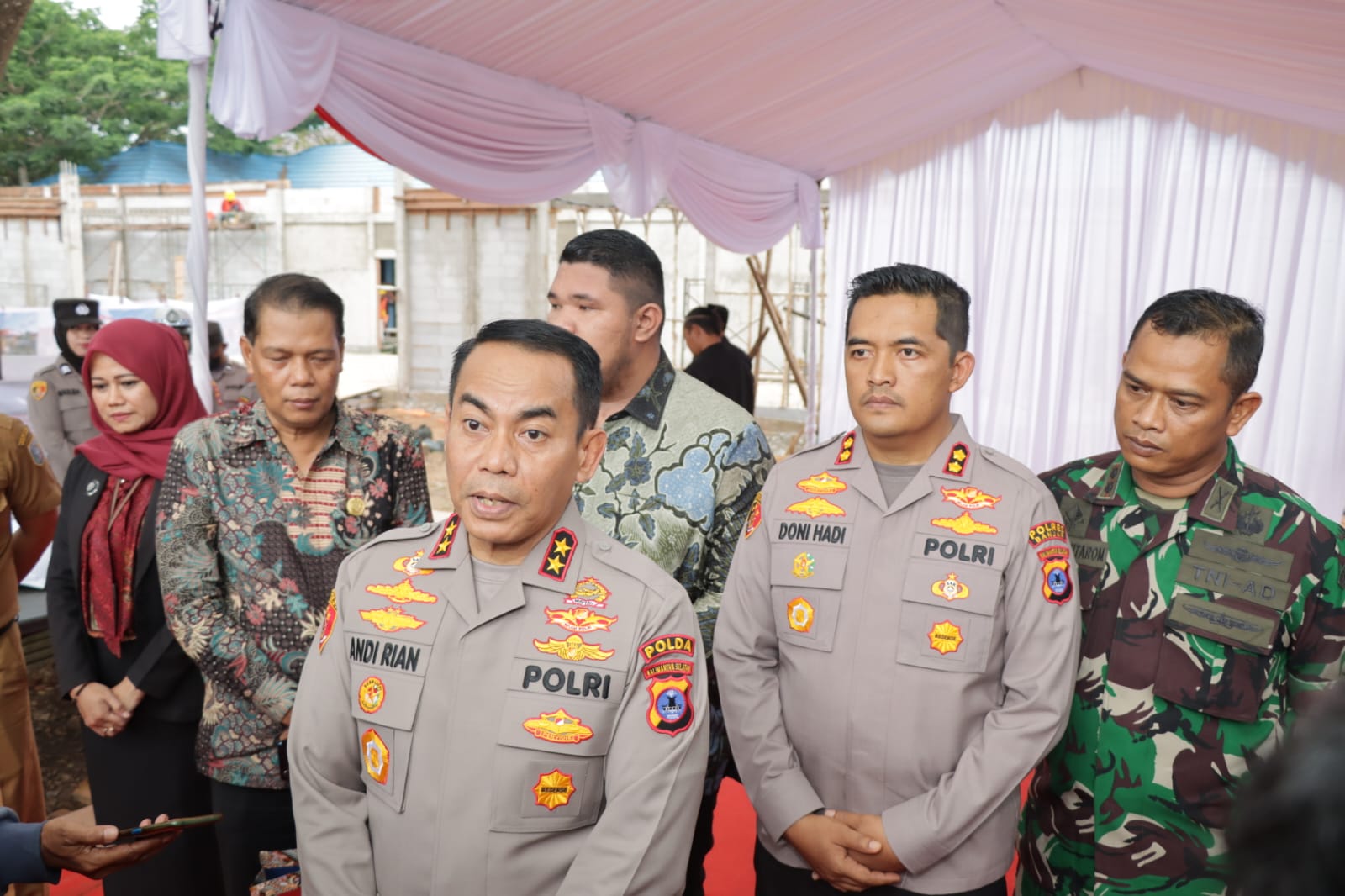 Tanamkan Kerja Ikhlas, Kapolda Kalsel Kunker di Polres Banjar